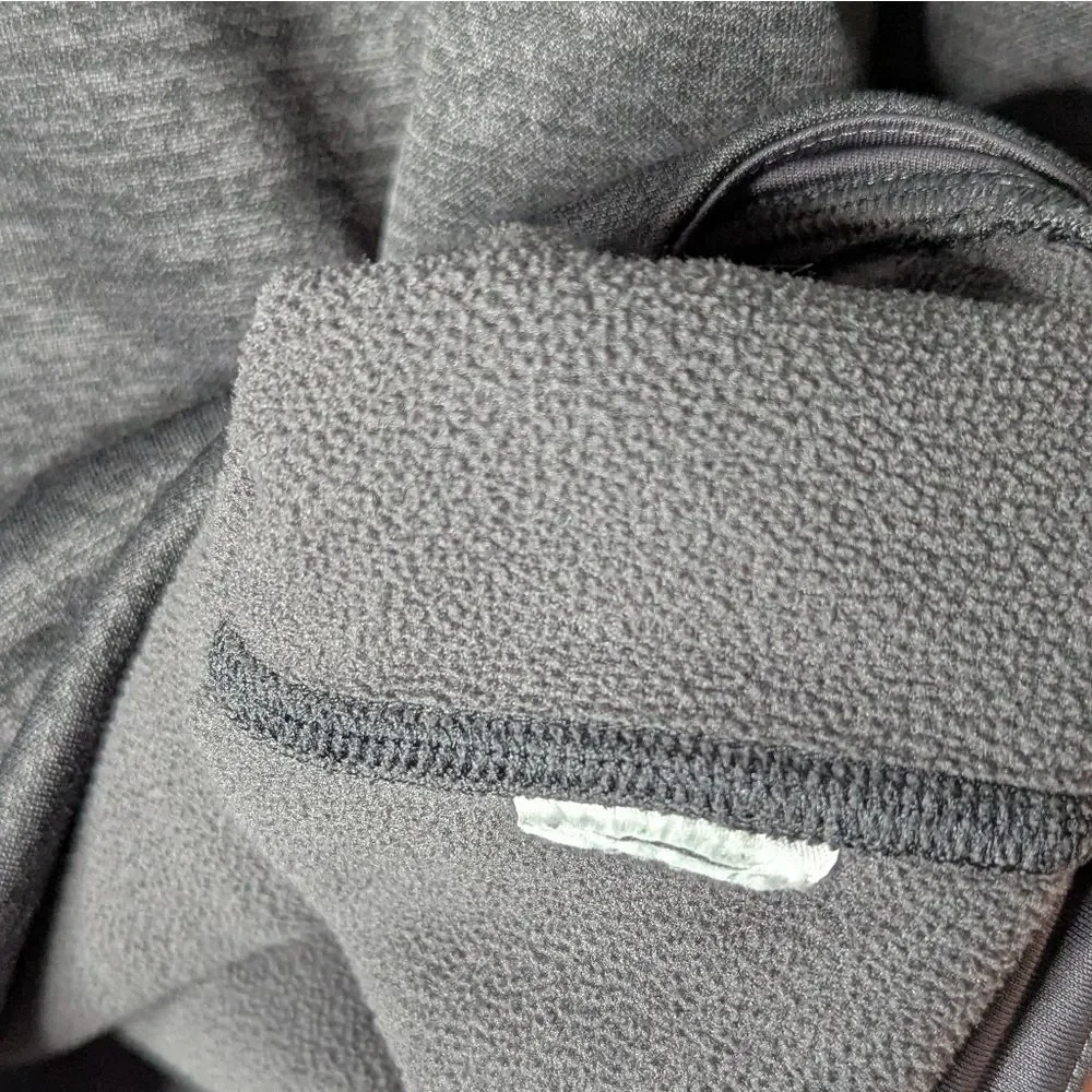 adidas Climawarm Black Grey Poly Blend Pullover Hoodie Thumb Holes Unisex M